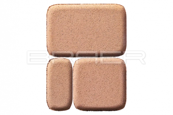 Тротуарная плитка BRAER Классико, Коралловый, 60 мм Тротуарная плитка BRAER Классико, Коралловый, 60 мм