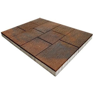 Тротуарная плитка Steinrus Инсбрук Ланс, 60 мм, ColorMix Штайнрус, Old-Age Тротуарная плитка Steinrus Инсбрук Ланс, 60 мм, ColorMix Штайнрус, Old-Age