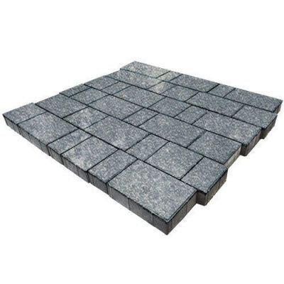 Тротуарная плитка Steinrus Новый город Рид, 80 мм, Colormix Актау, native Тротуарная плитка Steinrus Новый город Рид, 80 мм, Colormix Актау, native