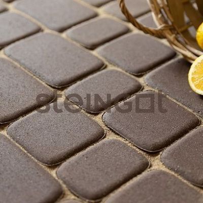 Тротуарная плитка Steingot Классика Темно-коричневая 60 мм Тротуарная плитка Steingot Классика Темно-коричневая 60 мм