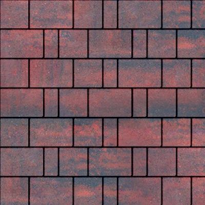 Тротуарная плитка Steinrus Бергамо Colormix Рейнир, 40 мм, гладкая Тротуарная плитка Steinrus Бергамо Colormix Рейнир, 40 мм, гладкая