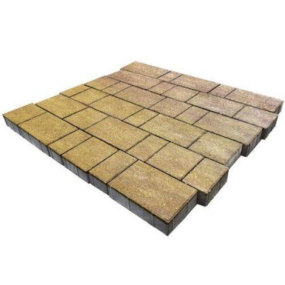 Тротуарная плитка Steinrus Новый город Рид, 80 мм, Colormix Брайс, гладкая Тротуарная плитка Steinrus Новый город Рид, 80 мм, Colormix Брайс, гладкая