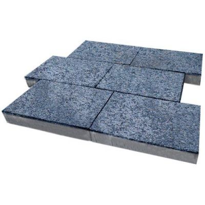 Тротуарная плитка Steinrus Парк Плейс, 80 мм, Байкал, BackWash Тротуарная плитка Steinrus Парк Плейс, 80 мм, Байкал, BackWash