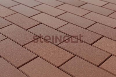 Тротуарная плитка Steingot Прямоугольник 200х100х60 Коричневый (верхний прокрас, минифаска) Тротуарная плитка Steingot Прямоугольник 200х100х60 Коричневый (верхний прокрас, минифаска)