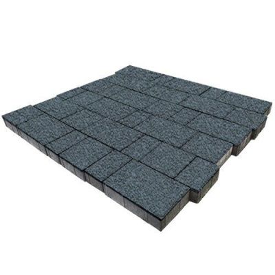 Тротуарная плитка Steinrus Бельпассо, 60 мм, графит, native Тротуарная плитка Steinrus Бельпассо, 60 мм, графит, native