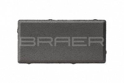 Тротуарная плитка BRAER Прямоугольник, Серый, 80 мм Тротуарная плитка BRAER Прямоугольник, Серый, 80 мм