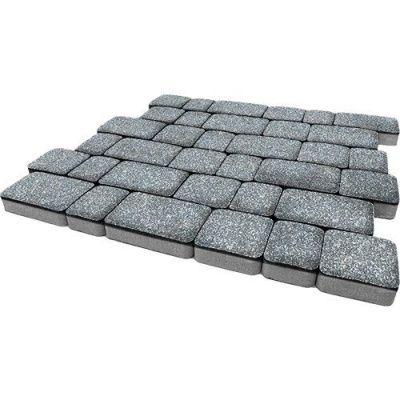 Тротуарная плитка Steinrus Инсбрук Альт, 60 мм, Селигер, BackWash