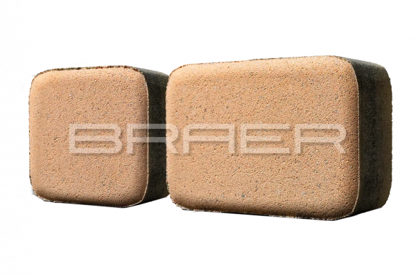 Тротуарная плитка BRAER Классико Дуо, Медовый, 40 мм Тротуарная плитка BRAER Классико Дуо, Медовый, 40 мм