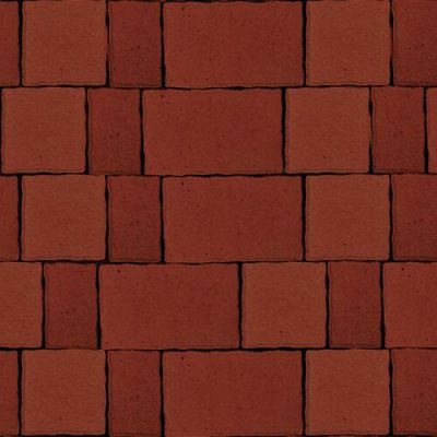 Тротуарная плитка Steinrus Старый город, 60 мм, красный Тротуарная плитка Steinrus Старый город, 60 мм, красный