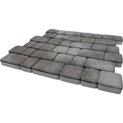 Тротуарная плитка Steinrus Инсбрук Альт, 60 мм, Валдай, BackWash Тротуарная плитка Steinrus Инсбрук Альт, 60 мм, Валдай, BackWash