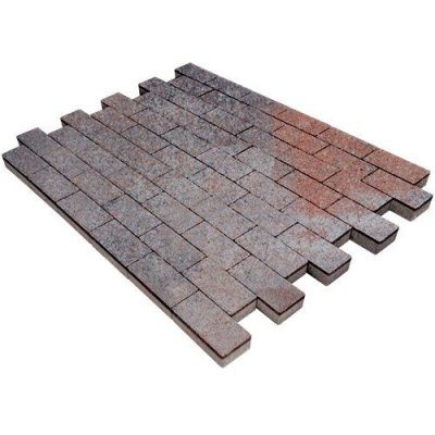 Тротуарная плитка Steinrus Прямоугольник, 60 мм, Абрау, Backwash Тротуарная плитка Steinrus Прямоугольник, 60 мм, Абрау, Backwash