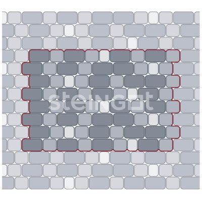 Тротуарная плитка Steingot Классика Коричневая 60 мм Тротуарная плитка Steingot Классика Коричневая 60 мм