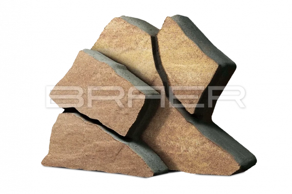 Тротуарная плитка BRAER Сан Тропе, Color Mix Каньон, 70 мм Тротуарная плитка BRAER Сан Тропе, Color Mix Каньон, 70 мм