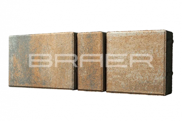 Тротуарная плитка BRAER Старый город Ландхаус, Color Mix Койот, 60 мм Тротуарная плитка BRAER Старый город Ландхаус, Color Mix Койот, 60 мм