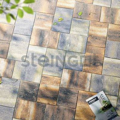 Тротуарная плитка Steingot Берг 300х200 "Штайн Хром" 80 мм Тротуарная плитка Steingot Берг 300х200 "Штайн Хром" 80 мм