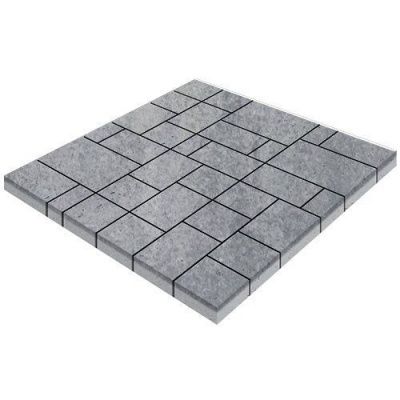Тротуарная плитка Steinrus Инсбрук Альпен, 60 мм, ColorMix Монохром, гладкая Тротуарная плитка Steinrus Инсбрук Альпен, 60 мм, ColorMix Монохром, гладкая