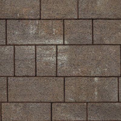Тротуарная плитка Steinrus Инсбрук Тироль, 60 мм, ColorMix Сепия, Native