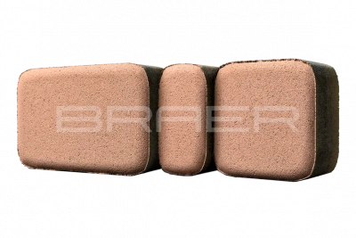 Тротуарная плитка BRAER Классико, Коралловый, 60 мм Тротуарная плитка BRAER Классико, Коралловый, 60 мм