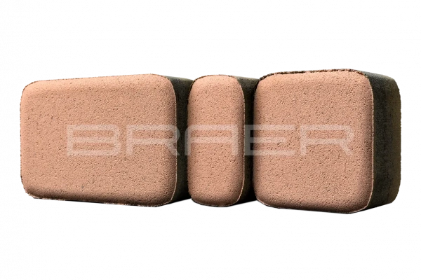Тротуарная плитка BRAER Классико, Коралловый, 60 мм Тротуарная плитка BRAER Классико, Коралловый, 60 мм
