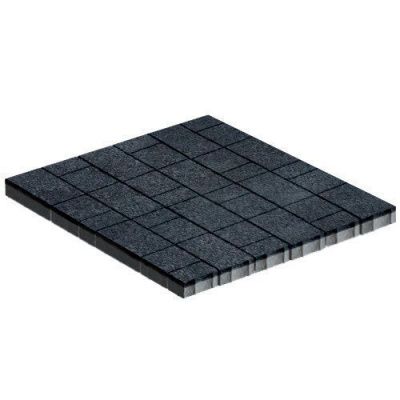 Тротуарная плитка Steinrus Новый город Лион, 60 мм, Неро, BackWash Тротуарная плитка Steinrus Новый город Лион, 60 мм, Неро, BackWash