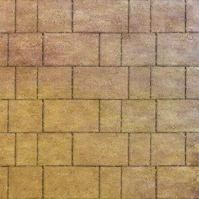 Тротуарная плитка Steinrus Новый город, 40мм, ColorMix Брайс, гладкая Тротуарная плитка Steinrus Новый город, 40мм, ColorMix Брайс, гладкая