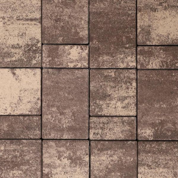 Тротуарная плитка GONAMI Новый город Какао 60 мм Тротуарная плитка GONAMI Новый город Какао 60 мм