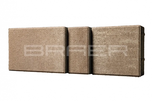 Тротуарная плитка BRAER Мозаика, Color Mix Миндаль, 60 мм Тротуарная плитка BRAER Мозаика, Color Mix Миндаль, 60 мм
