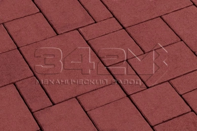 Тротуарная плитка 342 Механический завод Бавария Красный Тротуарная плитка 342 Механический завод Бавария Красный