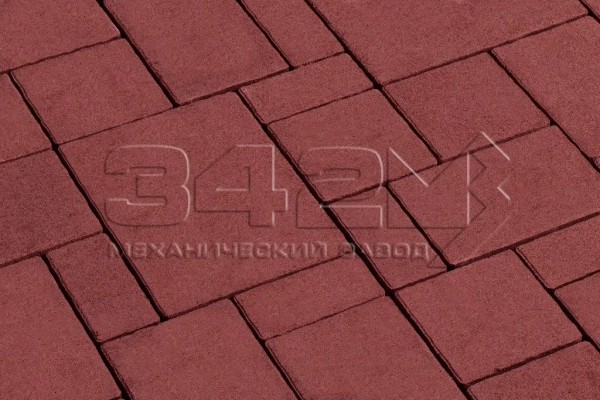 Тротуарная плитка 342 Механический завод Бавария Красный Тротуарная плитка 342 Механический завод Бавария Красный