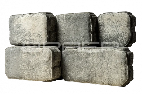 Тротуарная плитка BRAER Ривьера, Color Mix Туман, 60 мм Тротуарная плитка BRAER Ривьера, Color Mix Туман, 60 мм