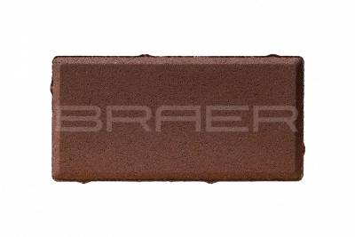 Тротуарная плитка BRAER Прямоугольник, Красный, 60 мм Тротуарная плитка BRAER Прямоугольник, Красный, 60 мм