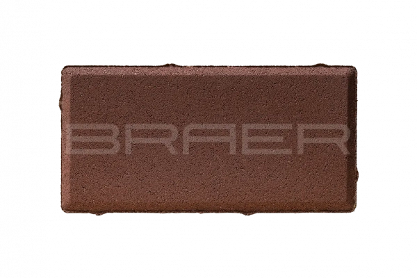 Тротуарная плитка BRAER Прямоугольник, Красный, 60 мм Тротуарная плитка BRAER Прямоугольник, Красный, 60 мм