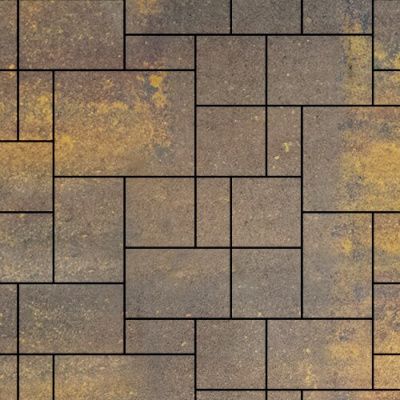 Тротуарная плитка Steinrus Инсбрук Альпен, 60 мм, ColorMix Тоскана, гладкая Тротуарная плитка Steinrus Инсбрук Альпен, 60 мм, ColorMix Тоскана, гладкая