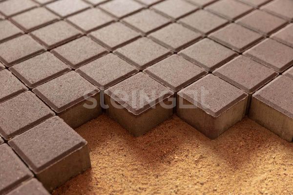 Тротуарная плитка Steingot Квадрат 100х100х60 Темно-коричневый (верхний прокрас) Тротуарная плитка Steingot Квадрат 100х100х60 Темно-коричневый (верхний прокрас)