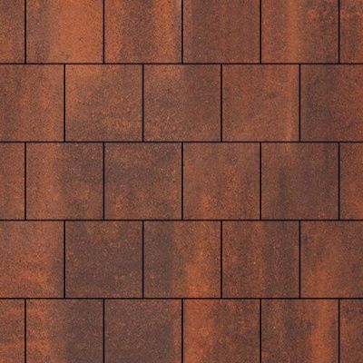 Тротуарная плитка Steinrus Валенсия, 80 мм, ColorMix Брук, гладкая