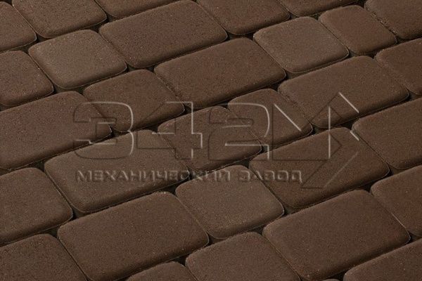 Тротуарная плитка 342 Механический завод Классика 60 Темно-Коричневый Тротуарная плитка 342 Механический завод Классика 60 Темно-Коричневый