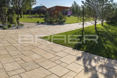 Тротуарная плитка BRAER Патио, Color Mix Саванна, 60 мм Тротуарная плитка BRAER Патио, Color Mix Саванна, 60 мм