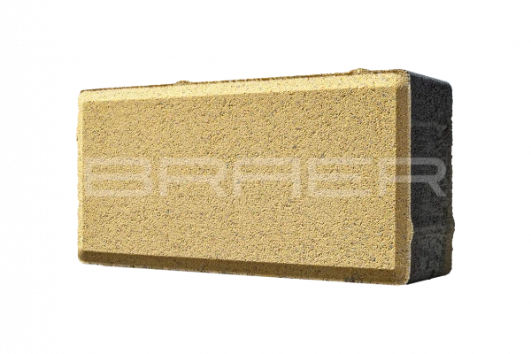 Тротуарная плитка BRAER Прямоугольник, Песочный, 60 мм Тротуарная плитка BRAER Прямоугольник, Песочный, 60 мм