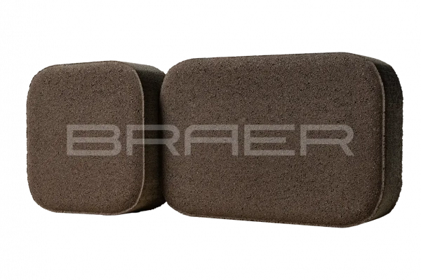 Тротуарная плитка BRAER Классико Дуо, Коричневый, 40 мм Тротуарная плитка BRAER Классико Дуо, Коричневый, 40 мм