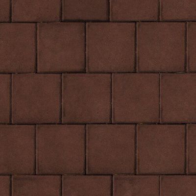 Тротуарная плитка Steinrus Квадрат большой, 60 мм, коричневый, гладкая Тротуарная плитка Steinrus Квадрат большой, 60 мм, коричневый, гладкая