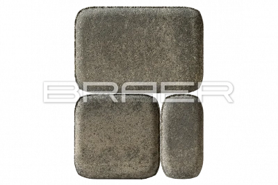 Тротуарная плитка BRAER Классико, Color Mix Туман, 60 мм Тротуарная плитка BRAER Классико, Color Mix Туман, 60 мм