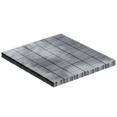 Тротуарная плитка Steinrus Новый город Лион, 60 мм, ColorMix Монохром, гладкая