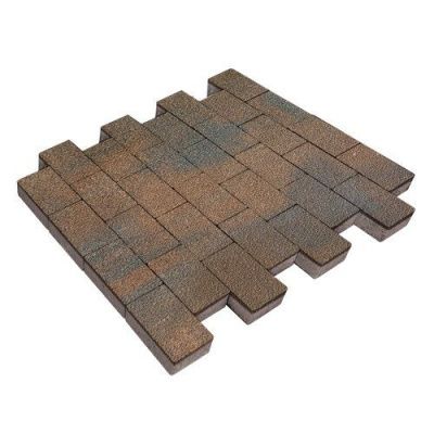 Тротуарная плитка Steinrus Бельпассо Медио, 80 мм, ColorMix Штайнрус, native Тротуарная плитка Steinrus Бельпассо Медио, 80 мм, ColorMix Штайнрус, native