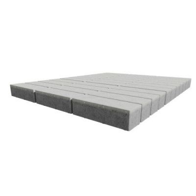 Тротуарная плитка Steinrus Ригель, 80 мм, белый, Antico Тротуарная плитка Steinrus Ригель, 80 мм, белый, Antico