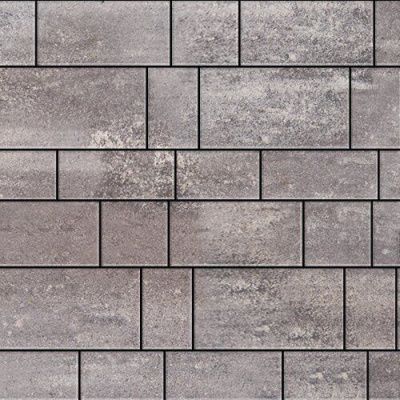 Тротуарная плитка Steinrus Инсбрук Тироль, 60 мм, ColorMix Умбра, гладкая