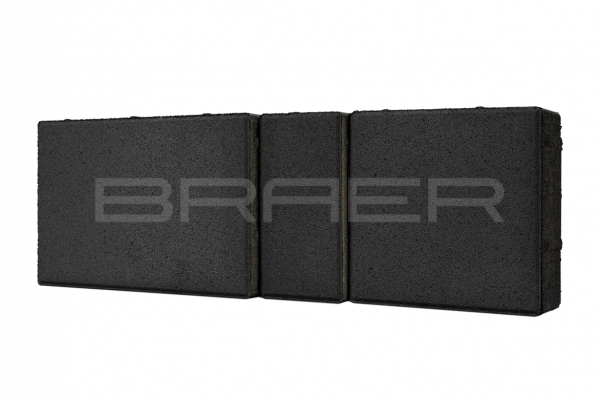 Тротуарная плитка BRAER Старый город Ландхаус, Черный, 80 мм Тротуарная плитка BRAER Старый город Ландхаус, Черный, 80 мм
