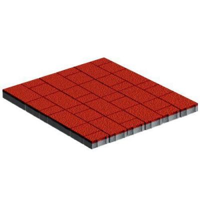 Тротуарная плитка Steinrus Новый город Лион, 60 мм, красный, native Тротуарная плитка Steinrus Новый город Лион, 60 мм, красный, native