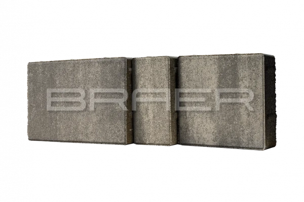 Тротуарная плитка BRAER Мозаика, Color Mix Туман, 60 мм Тротуарная плитка BRAER Мозаика, Color Mix Туман, 60 мм