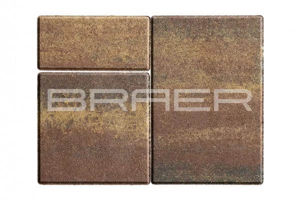 Тротуарная плитка BRAER Старый город Ландхаус, Color Mix Мальва, 60 мм Тротуарная плитка BRAER Старый город Ландхаус, Color Mix Мальва, 60 мм
