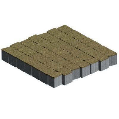 Тротуарная плитка Steinrus Аттика, 60 мм, Песочный, native Тротуарная плитка Steinrus Аттика, 60 мм, Песочный, native